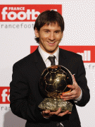 Messi Receives Golden Ball Of The Year