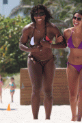 Serena Williams big ass in a bikini